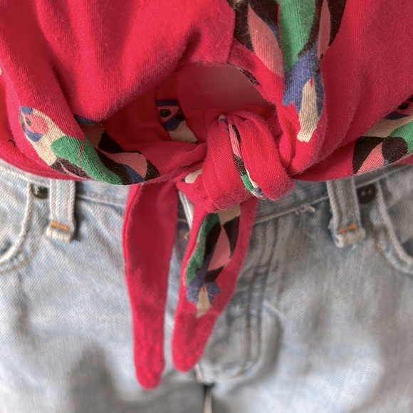 Maje Parrot Tie Tee - Picture 4 of 7